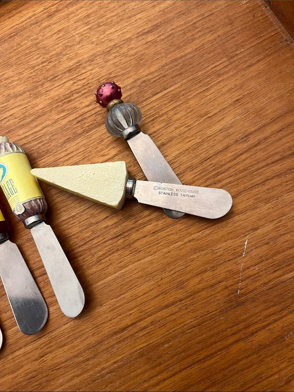 Knobler Stainless Steel Cheese Spreaders